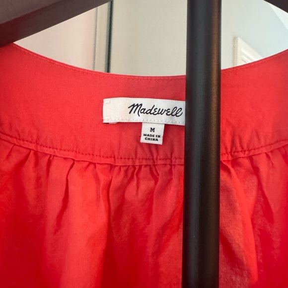 Madewell Rusty Orange Eyelet Angelica Top -Medium US - Picture 6 of 13